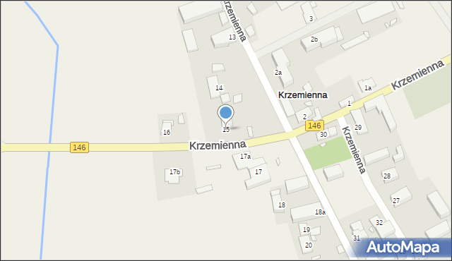 Krzemienna, Krzemienna, 15, mapa Krzemienna