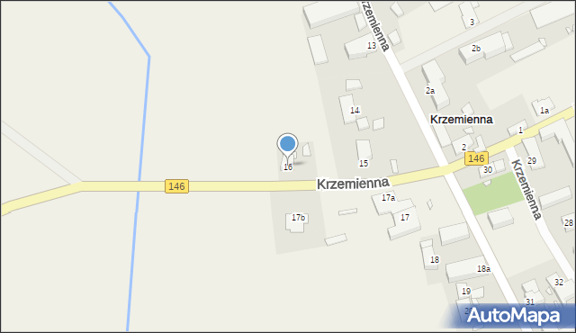 Krzemienna, Krzemienna, 16, mapa Krzemienna