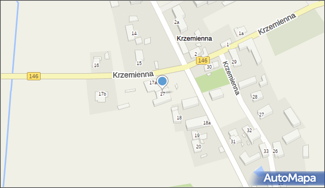 Krzemienna, Krzemienna, 17, mapa Krzemienna