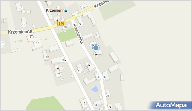 Krzemienna, Krzemienna, 27, mapa Krzemienna