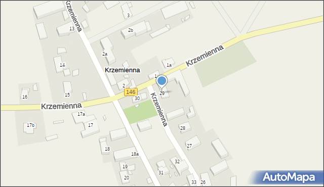 Krzemienna, Krzemienna, 29, mapa Krzemienna
