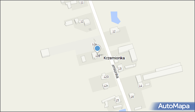 Krzemionka, Krzemionka, 12E, mapa Krzemionka