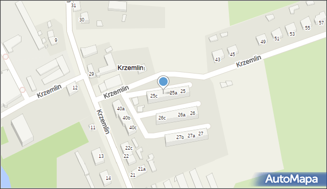 Krzemlin, Krzemlin, 25b, mapa Krzemlin