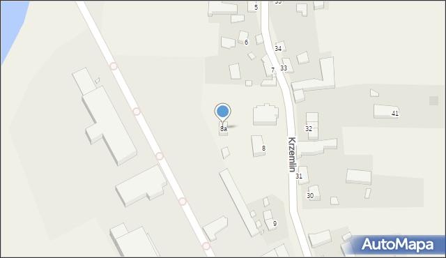Krzemlin, Krzemlin, 8a, mapa Krzemlin