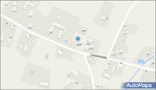 Krzepielów, Krzepielów, 106G, mapa Krzepielów