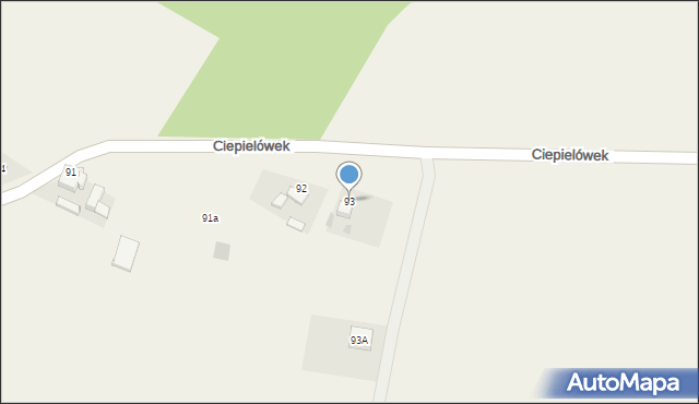 Krzepielów, Krzepielów, 93, mapa Krzepielów