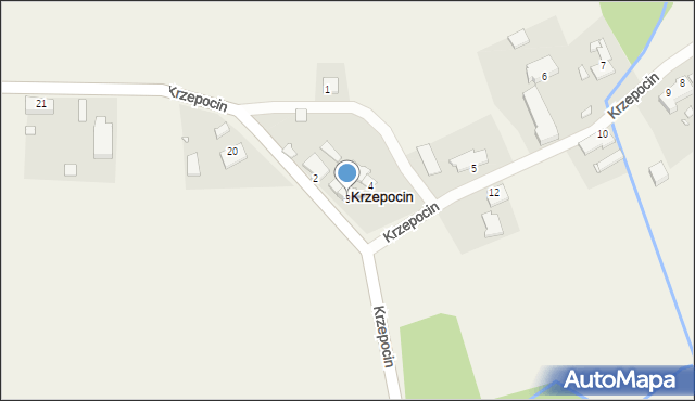 Krzepocin, Krzepocin, 3, mapa Krzepocin