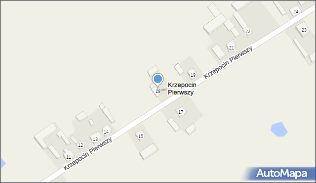 Krzepocin Pierwszy, Krzepocin Pierwszy, 18, mapa Krzepocin Pierwszy