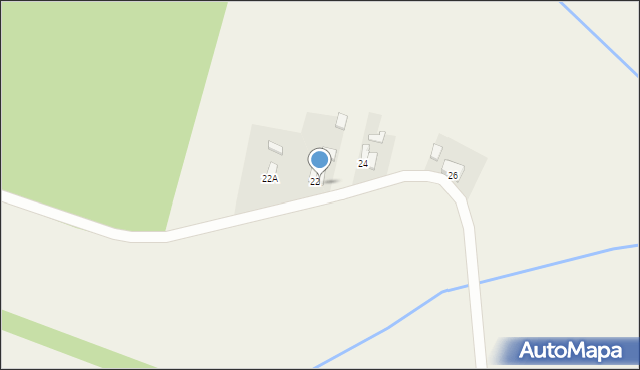 Krzesinówek, Krzesinówek, 23, mapa Krzesinówek