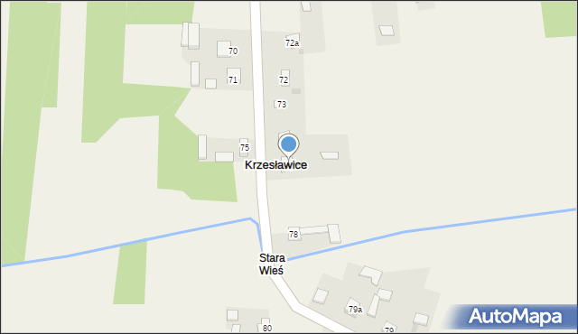 Krzesławice, Krzesławice, 77, mapa Krzesławice