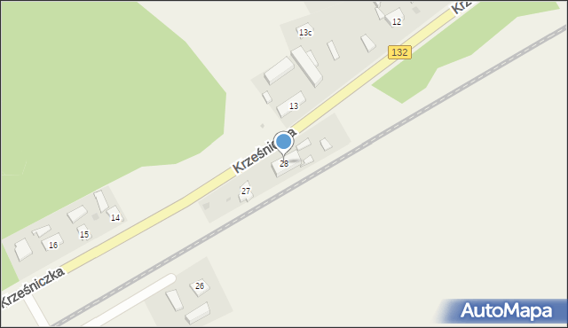 Krześniczka, Krześniczka, 28, mapa Krześniczka