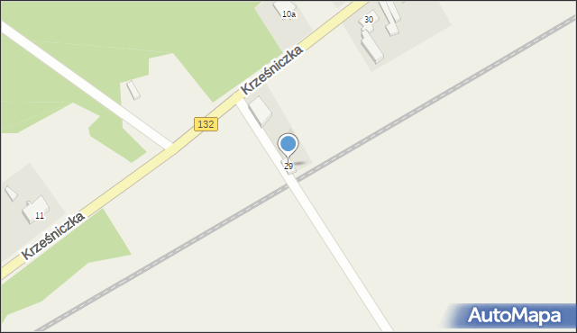 Krześniczka, Krześniczka, 29, mapa Krześniczka