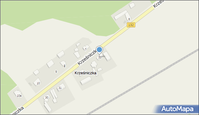 Krześniczka, Krześniczka, 33, mapa Krześniczka