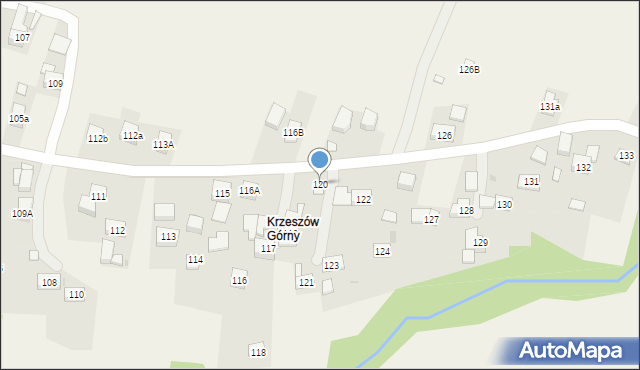 Krzeszów, Krzeszów, 120, mapa Krzeszów