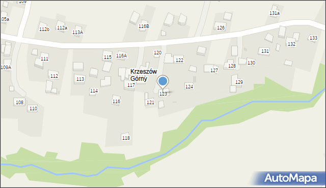 Krzeszów, Krzeszów, 123, mapa Krzeszów