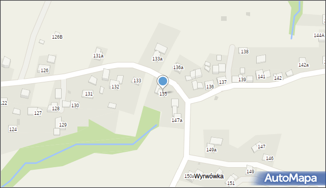 Krzeszów, Krzeszów, 135, mapa Krzeszów