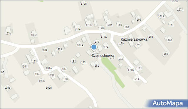 Krzeszów, Krzeszów, 180, mapa Krzeszów