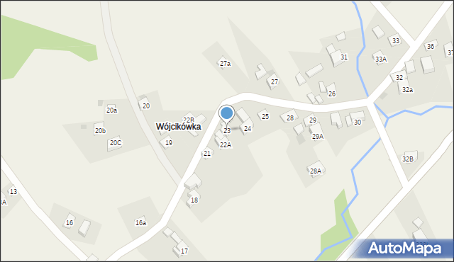 Krzeszów, Krzeszów, 23, mapa Krzeszów