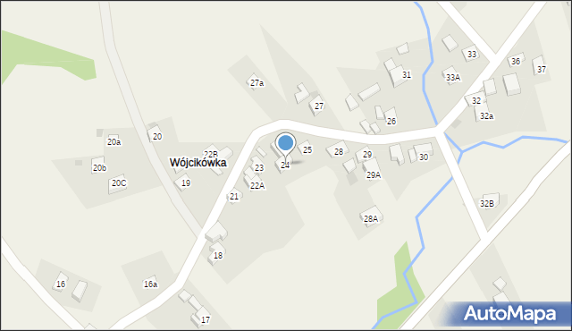 Krzeszów, Krzeszów, 24, mapa Krzeszów