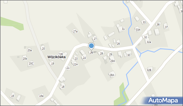 Krzeszów, Krzeszów, 25, mapa Krzeszów