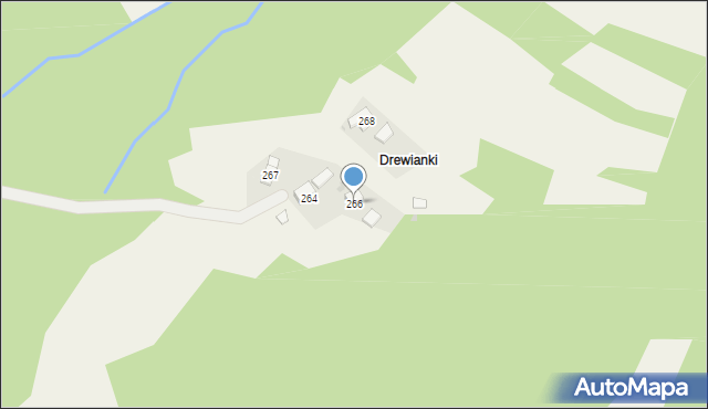 Krzeszów, Krzeszów, 266, mapa Krzeszów