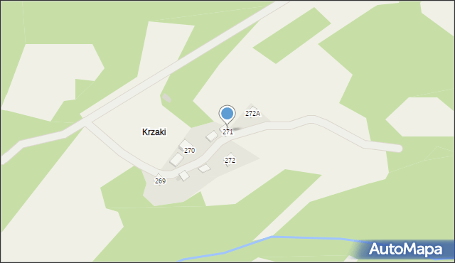 Krzeszów, Krzeszów, 271, mapa Krzeszów