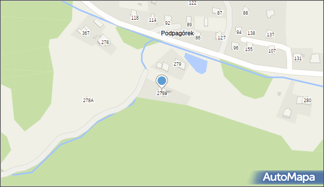 Krzeszów, Krzeszów, 279a, mapa Krzeszów