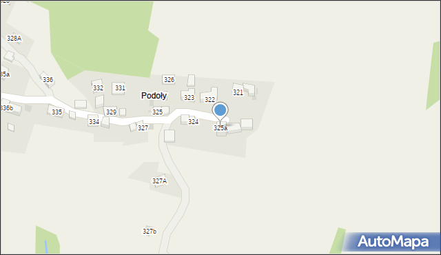 Krzeszów, Krzeszów, 325a, mapa Krzeszów