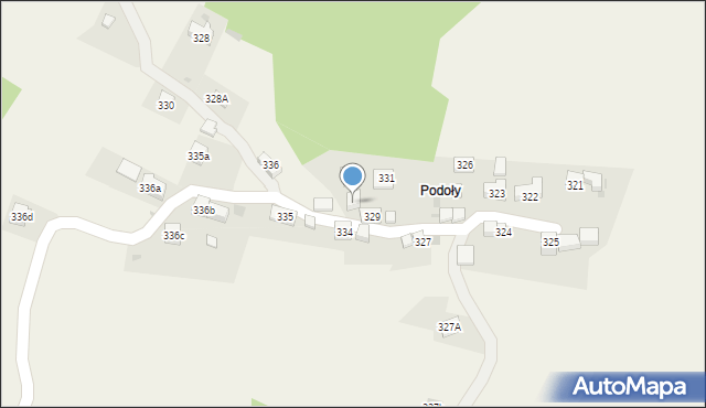 Krzeszów, Krzeszów, 333, mapa Krzeszów