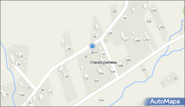 Krzeszów, Krzeszów, 42, mapa Krzeszów