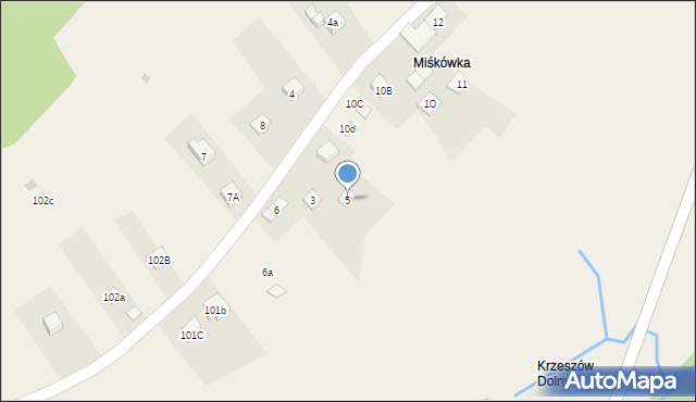 Krzeszów, Krzeszów, 5, mapa Krzeszów