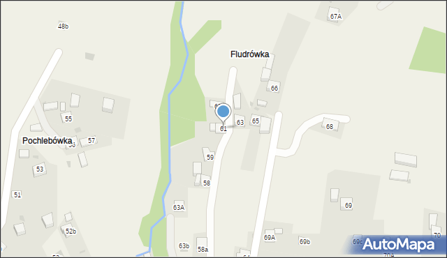 Krzeszów, Krzeszów, 61, mapa Krzeszów