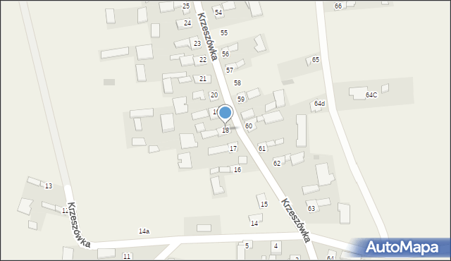 Krzeszówka, Krzeszówka, 18, mapa Krzeszówka