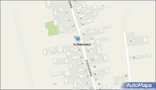 Krzeszówka, Krzeszówka, 27, mapa Krzeszówka