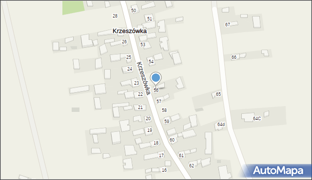 Krzeszówka, Krzeszówka, 56, mapa Krzeszówka