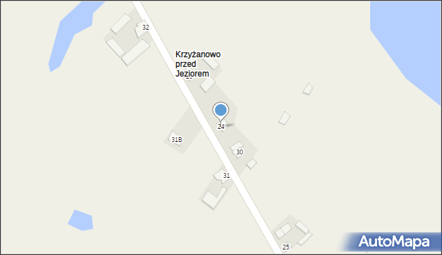 Krzewent, Krzewent, 24, mapa Krzewent