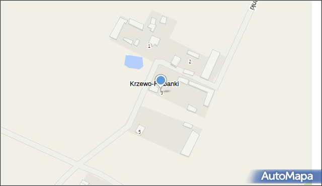 Krzewo-Plebanki, Krzewo-Plebanki, 3, mapa Krzewo-Plebanki