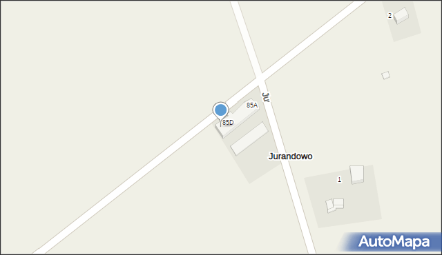 Krzewsk, Krzewsk, 85E, mapa Krzewsk