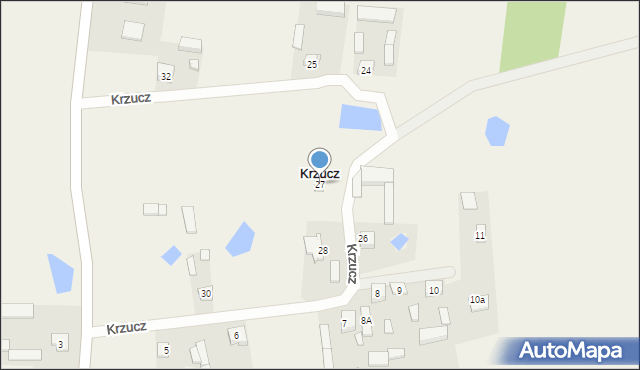 Krzucz, Krzucz, 27, mapa Krzucz