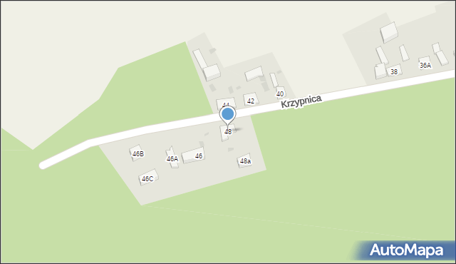 Krzypnica, Krzypnica, 48, mapa Krzypnica