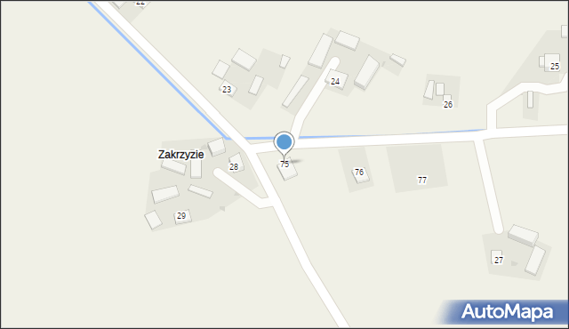 Krzyszkowice, Krzyszkowice, 75, mapa Krzyszkowice