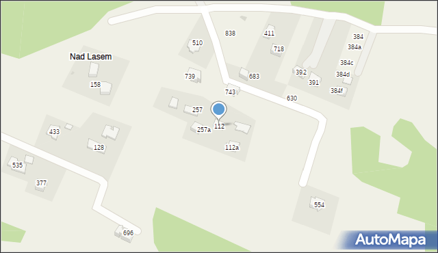 Krzyszkowice, Krzyszkowice, 112, mapa Krzyszkowice