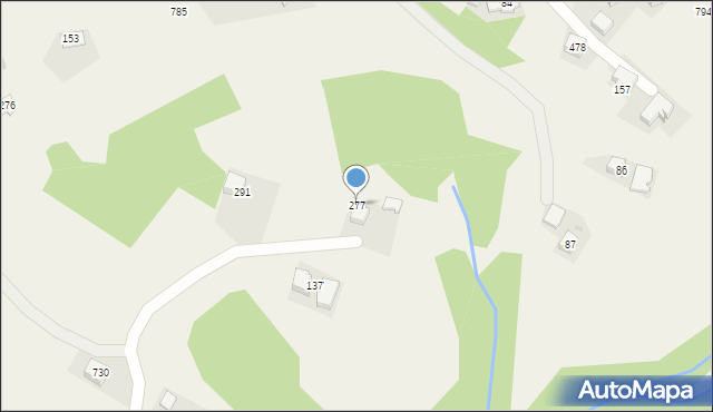 Krzyszkowice, Krzyszkowice, 277, mapa Krzyszkowice