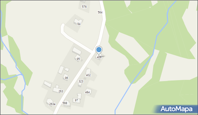 Krzyszkowice, Krzyszkowice, 428, mapa Krzyszkowice