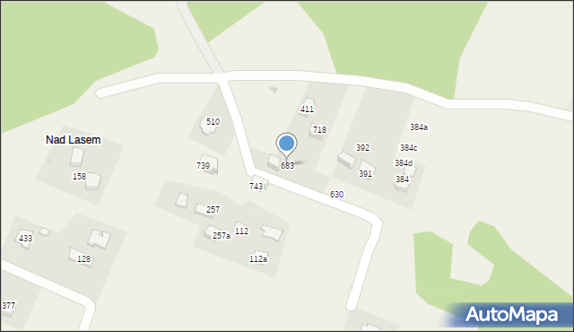 Krzyszkowice, Krzyszkowice, 683, mapa Krzyszkowice