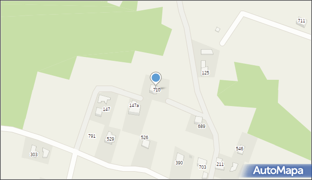 Krzyszkowice, Krzyszkowice, 710, mapa Krzyszkowice