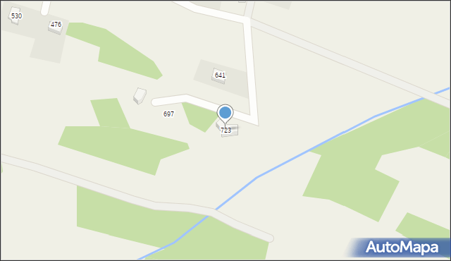 Krzyszkowice, Krzyszkowice, 723, mapa Krzyszkowice