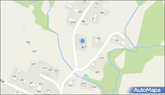 Krzyszkowice, Krzyszkowice, 99, mapa Krzyszkowice