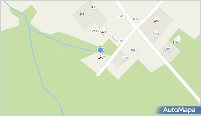 Krzywaczka, Krzywaczka, 469, mapa Krzywaczka