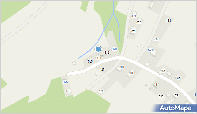 Krzywaczka, Krzywaczka, 535, mapa Krzywaczka